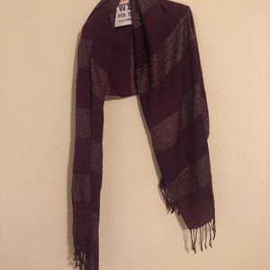 Purple scarf